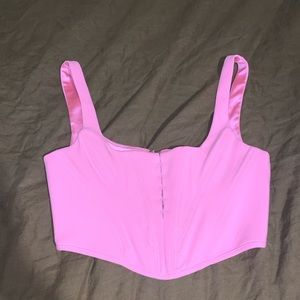 House of CB Frangelica pink corset top